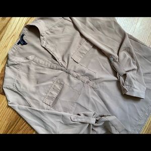 Forever 21 beige blouse